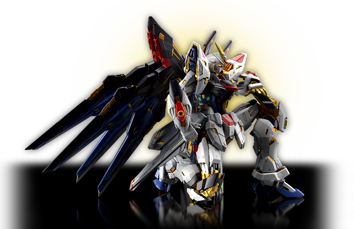 由“外裝”與“金黃色內部骨架”融合所造就的洗鍊可動性與造型