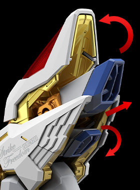 各部位裝甲與噴射口的連動