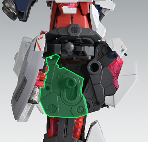 腰部整體可動，能重現更加自然的前屈動作