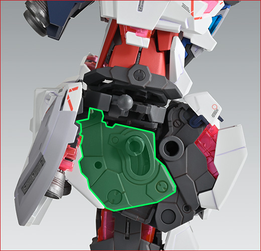 リンク腰部整體可動，能重現更加自然的前屈動作