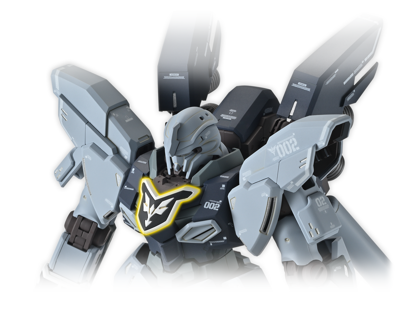 藉由零件分割設計及成型色重現胸部及袖口部位的裝飾結構