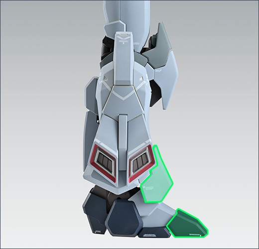 在造就充滿機械感的賣點之餘,亦確保了寬廣的可動範圍