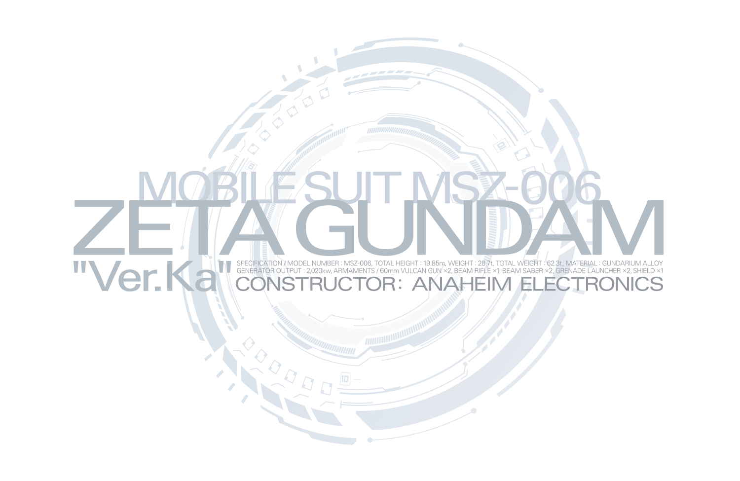 MG 1/100 Z鋼彈 Ver.Ka